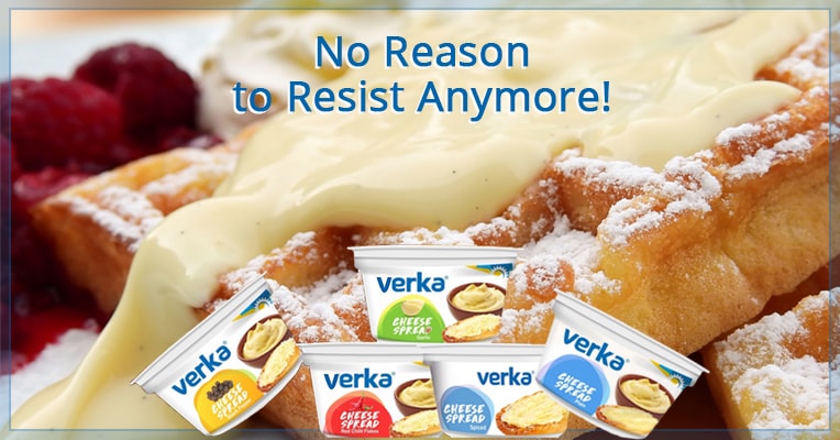 Spread Happiness With Verka Cheese Spread!